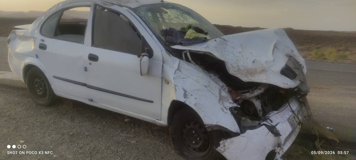 ۳ مصدوم براثر واژگونی تیبا در جاده سمنان ـ دامغان