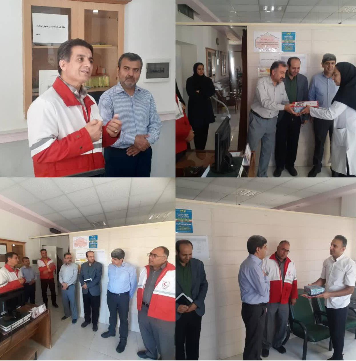 تأکید بر ارتقای خدمات توانبخشی در بازدید معاون بهداشت هلالاحمر سمنان از مرکز فیزیوتراپی دامغان